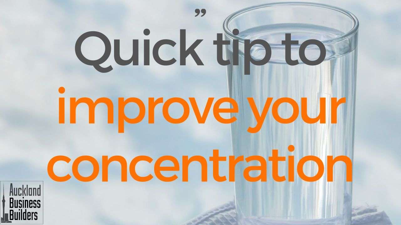 improve your concentration