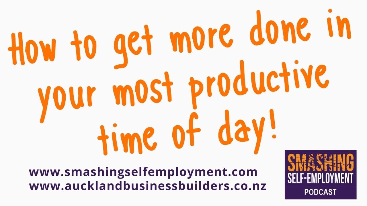 how to get more done in your most productive time of day!