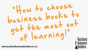 how to choose business books auckland marketing help
