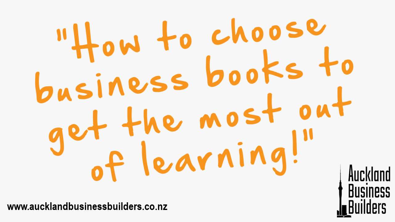 how to choose business books auckland marketing help