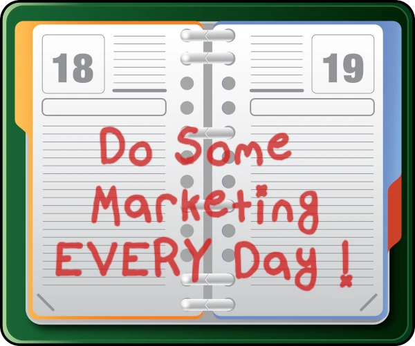 The real key to marketing success is to be consistent.  Consistent marketing get s consistent results.