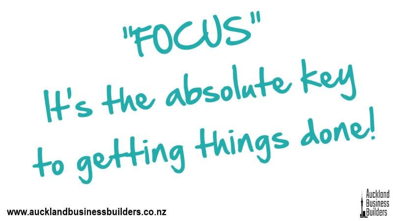 focus on 1 thing to improve productivity marketing in auckland from smashing self employment