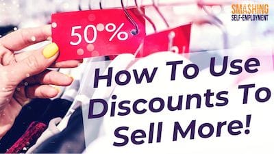 how to use discounts to sell more freelance marketing help for small businesses